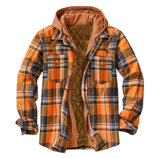 Maple Forge Plaid Hooded Jacket