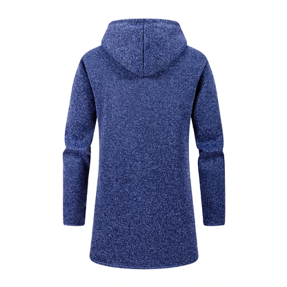 Arctic Heather Sherpa-Lined Hooded Coat