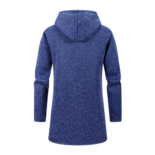 Arctic Heather Sherpa-Lined Hooded Coat