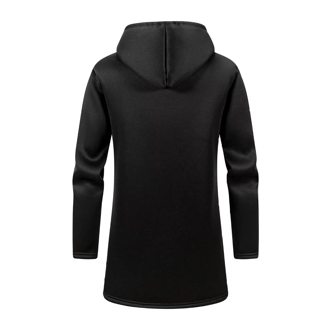 Midnight Heather Sherpa-Lined Hooded Coat