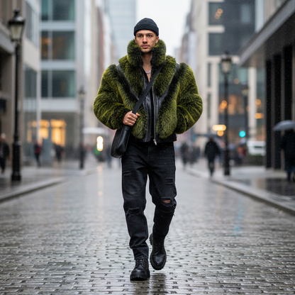 Inferno Noir Luxury Fur Jacket