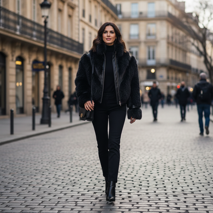 Inferno Noir Luxury Fur Jacket
