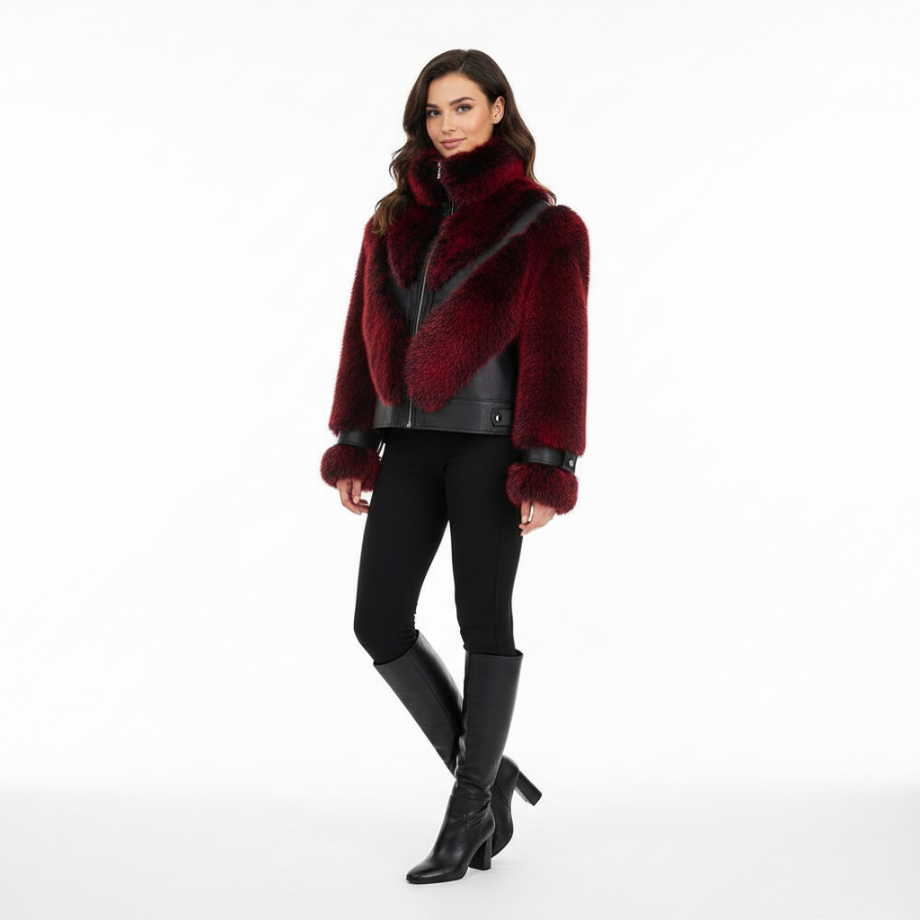Inferno Noir Luxury Fur Jacket