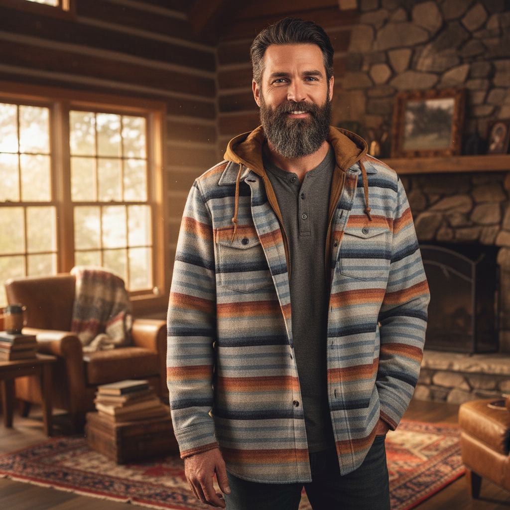 Misty Ridge Insulated Striped Jacket