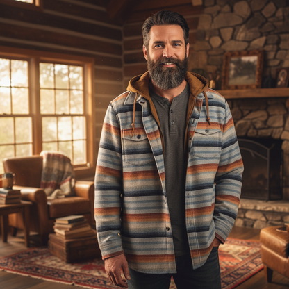 Misty Ridge Insulated Striped Jacket
